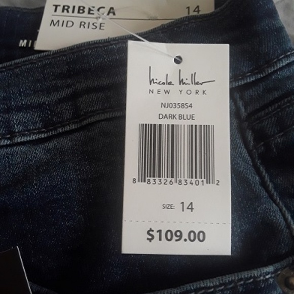 Nicole Miller - Tribecca Mid-Rise Skinny Leg Jeans - Picture 3 of 4